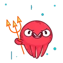 🐙 emoji Fred (@tgsticker) Telegram sticker 20 of 48
