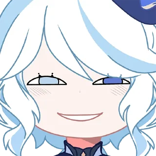 😬 emoji Furina de Fontaine Telegram sticker 8 of 19