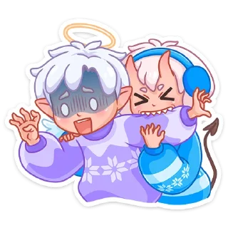 👹 emoji Зимняя Они-тян (@TgSticker) Telegram sticker 14 of 48