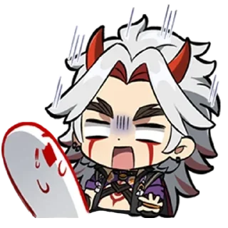 😵 emoji Arataki Itto Telegram sticker 13 of 50