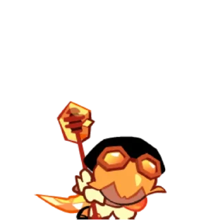 🐝 emoji Amber Sugar Cookie! Telegram sticker 24 of 26