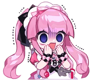 😨 emoji Menhera Moeru Mimin ♡ @ririmoji
 by Moeru Mimin (line) Telegram sticker 14 of 48