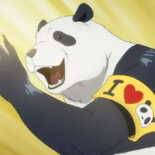 😃 emoji Панда. Telegram sticker 8 of 35