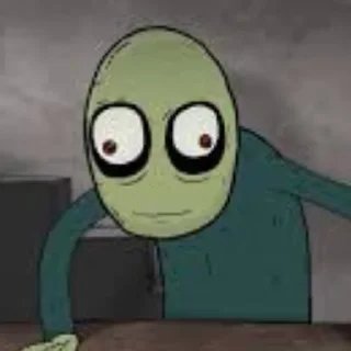 🙂 emoji Salad Fingers Telegram sticker 18 of 45