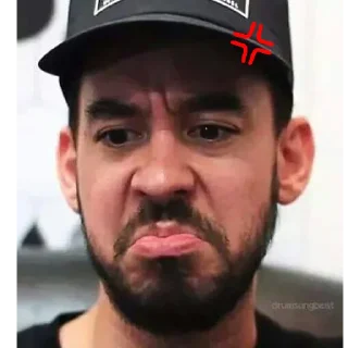 😡 emoji Linkin Park ❤️❤️❤️❤️❤️ Telegram sticker 6 of 81