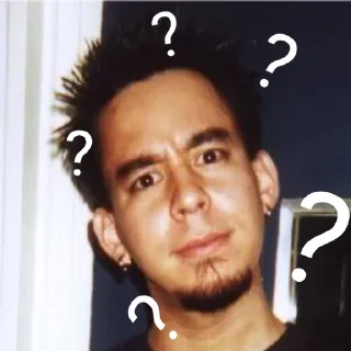 🤔 emoji Linkin Park ❤️❤️❤️❤️❤️ Telegram sticker 13 of 81