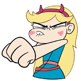 Sticker from Star vs. the forces of evil