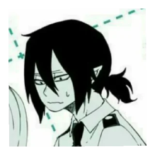 😰 emoji Tamaki Amajiki Telegram sticker 11 of 60