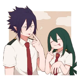 🟦 emoji Tamaki Amajiki Telegram sticker 6 of 60