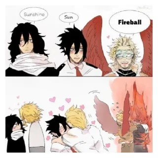 🏳️‍🌈 emoji Tamaki Amajiki Telegram sticker 21 of 60