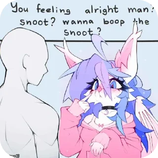 Sticker from Wanna touch? @DarKYnvm