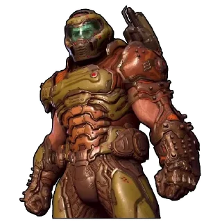 😡 emoji DOOM SLAYER Telegram sticker 6 of 16