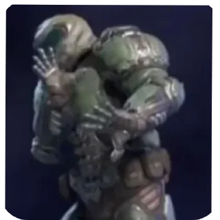 ⭐ emoji - doom slayer. Telegram sticker 21 of 62