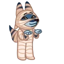😘 emoji Mummy Jackal Telegram sticker 2 of 17