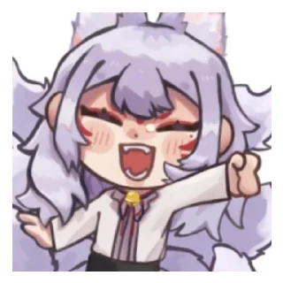 😄 emoji Nina Kosaka my mom Telegram sticker 20 of 20