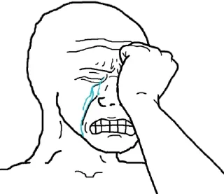 😭 emoji Wojaks // @nigga_bruh Telegram sticker 8 of 20