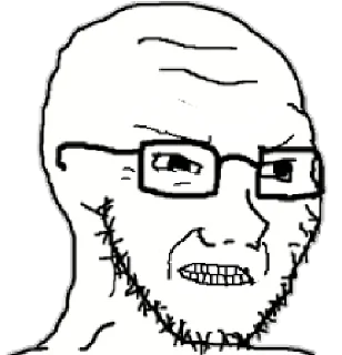 😠 emoji Wojaks // @nigga_bruh Telegram sticker 15 of 20