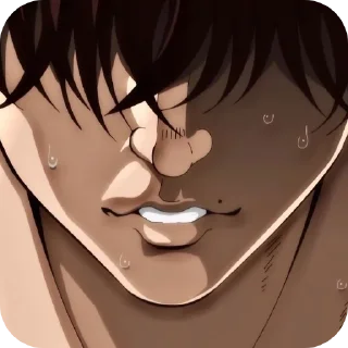 😤 emoji Baki Hanma ➩ @Earth928B Telegram sticker 22 of 50
