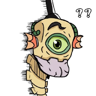 🧐 emoji Steampunk shrimp/by @Cyboulder34 Telegram sticker 12 of 12