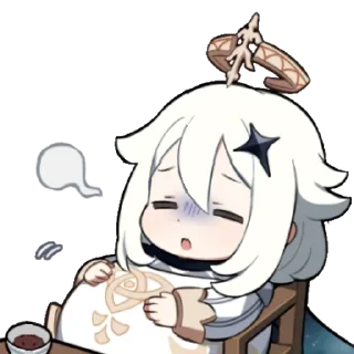 😩 emoji Paimon by @anime_stickerr Telegram sticker 16 of 28