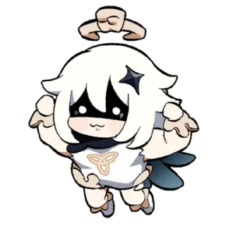 💪 emoji Paimon by @anime_stickerr Telegram sticker 9 of 28