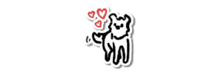 🐕 emoji Tiny Goldie Telegram sticker 8 of 14