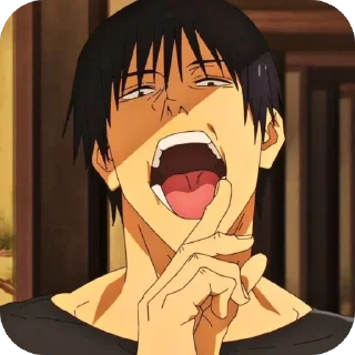 😮 emoji Toji Fushiguro • @Earth928B Telegram sticker 21 of 50
