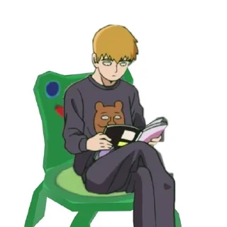 🪑 emoji mob psycho 100 Telegram sticker 8 of 38