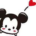 👩‍❤️‍💋‍👨 emoji Disney Tsum Tsum @xkysluv Telegram sticker 5 of 40
