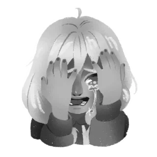 😭 emoji "Tiny Bunny / Зайчик №2" Telegram sticker 7 of 15