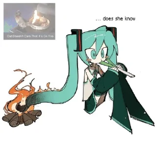🌟 emoji Miku @MalDiro @fStikBot Telegram sticker 17 of 120