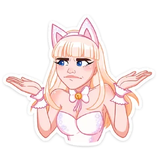 🤷‍♂️ emoji Кошечка Каталина :: @stickroom Telegram sticker 9 of 48