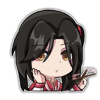 😗 emoji hua cheng || хуа чен Telegram sticker 13 of 15