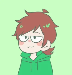 😌 emoji Ell • Eddsworld Telegram sticker 20 of 31