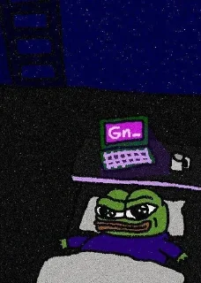 🐸 emoji GN, FRENS Telegram sticker 9 of 56