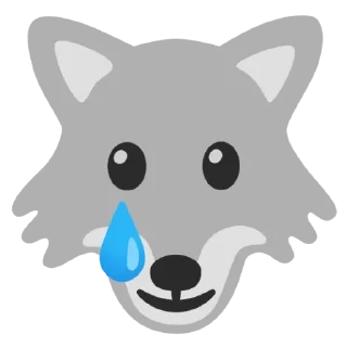 🌟 emoji Android wolf Telegram sticker 23 of 120