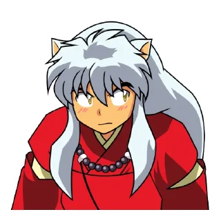 😳 emoji InuYasha @NinthPlanetX Telegram sticker 19 of 30