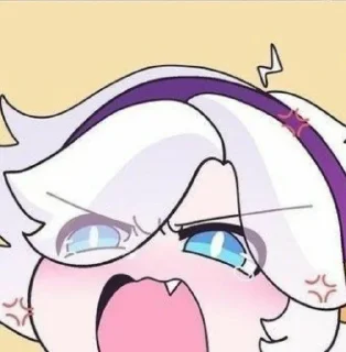 😤 emoji Челкастый Telegram sticker 24 of 120