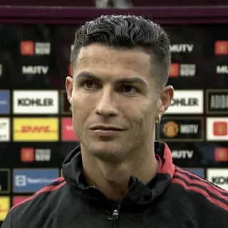 🤍 emoji @ckute : CR7. Telegram sticker 18 of 120