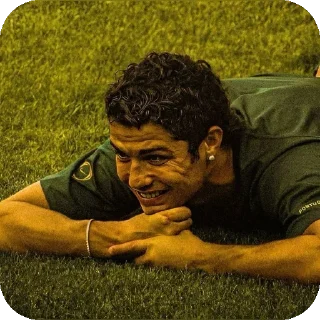 😁 emoji CR7? Telegram sticker 15 of 30