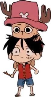 🌟 emoji Луффи чиби Telegram sticker 18 of 19