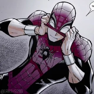 🕷 emoji @Earth928B <- Превосходный Человек-Паук Telegram sticker 10 of 40