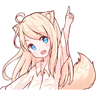 ✌ emoji Некомия 3 @Nyasticks Telegram sticker 19 of 40