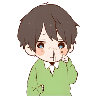 😭 emoji Анимешная парочка @Nyasticks Telegram sticker 5 of 41