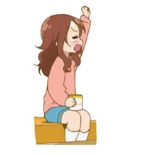😭 emoji Riko Saikawa Telegram sticker 12 of 12