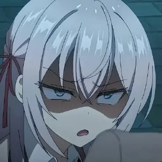 Sticker from Аля иногда кокентничает @anime_stickerr