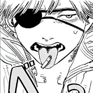 🤢 emoji Дэнджи мой симп Telegram sticker 16 of 34