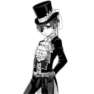 🎩 emoji Black Butler Telegram sticker 5 of 43
