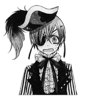 😳 emoji Black Butler Telegram sticker 18 of 43