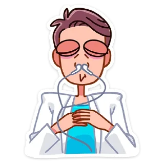 🥰 emoji Доктор Алексеев от @TgSticker Telegram sticker 9 of 49